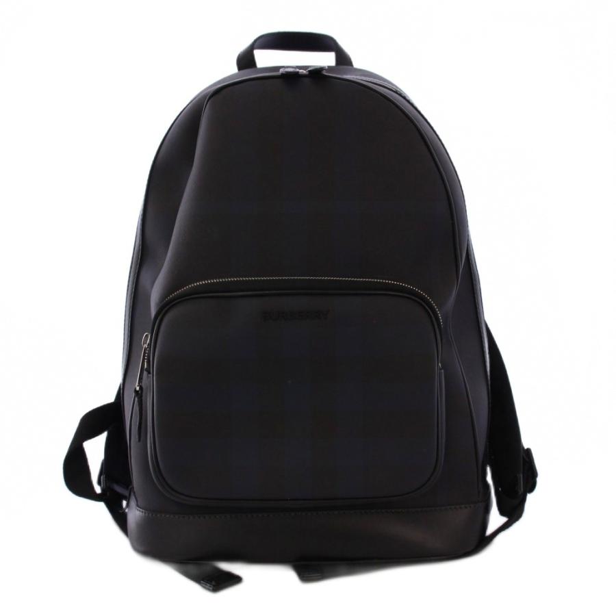 バーバリー ROCCO チェック バックパック リュックサック デイパック 黒 BURBERRY（バーバリー） BURBERRY ROCCO チェック バックパック
