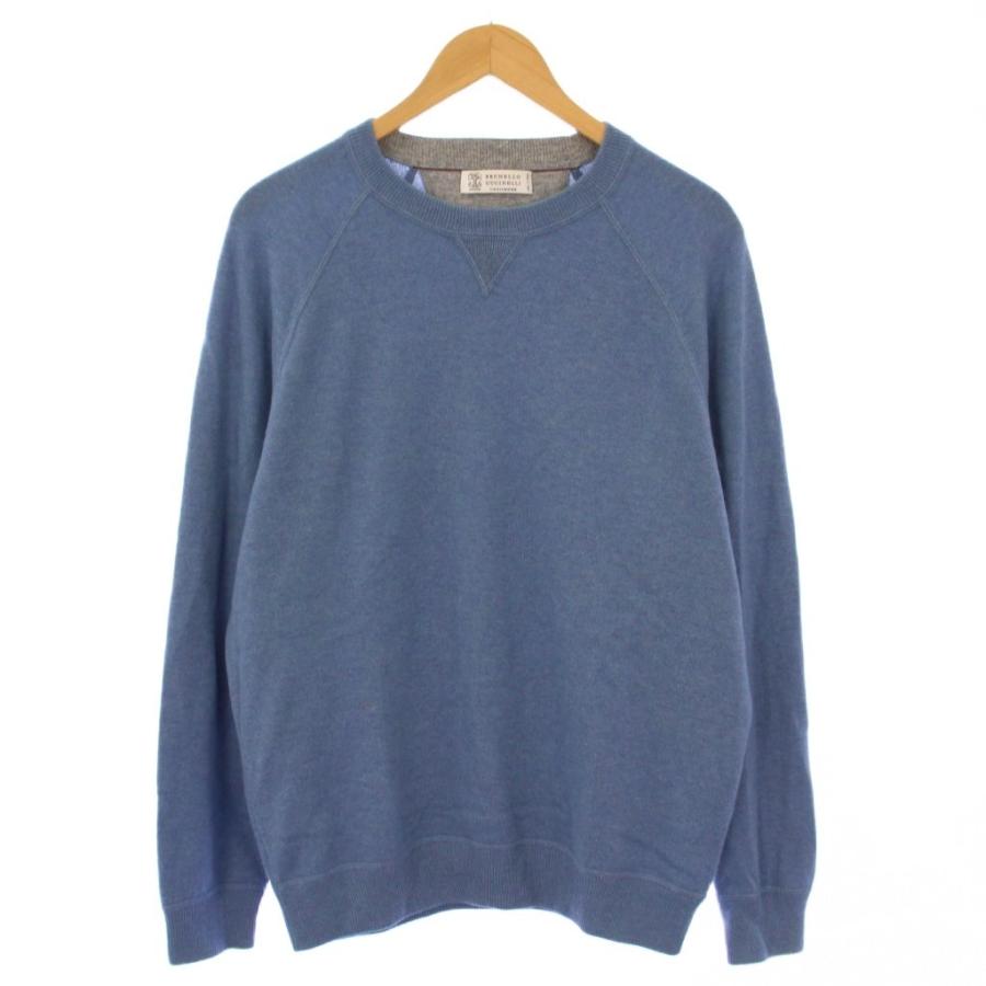 ブルネロクチネリ バージンウール カシミヤ ニット セーター 52 ブルネロクチネリ BRUNELLO CUCINELLI ニット セーター 長袖 カシミヤ