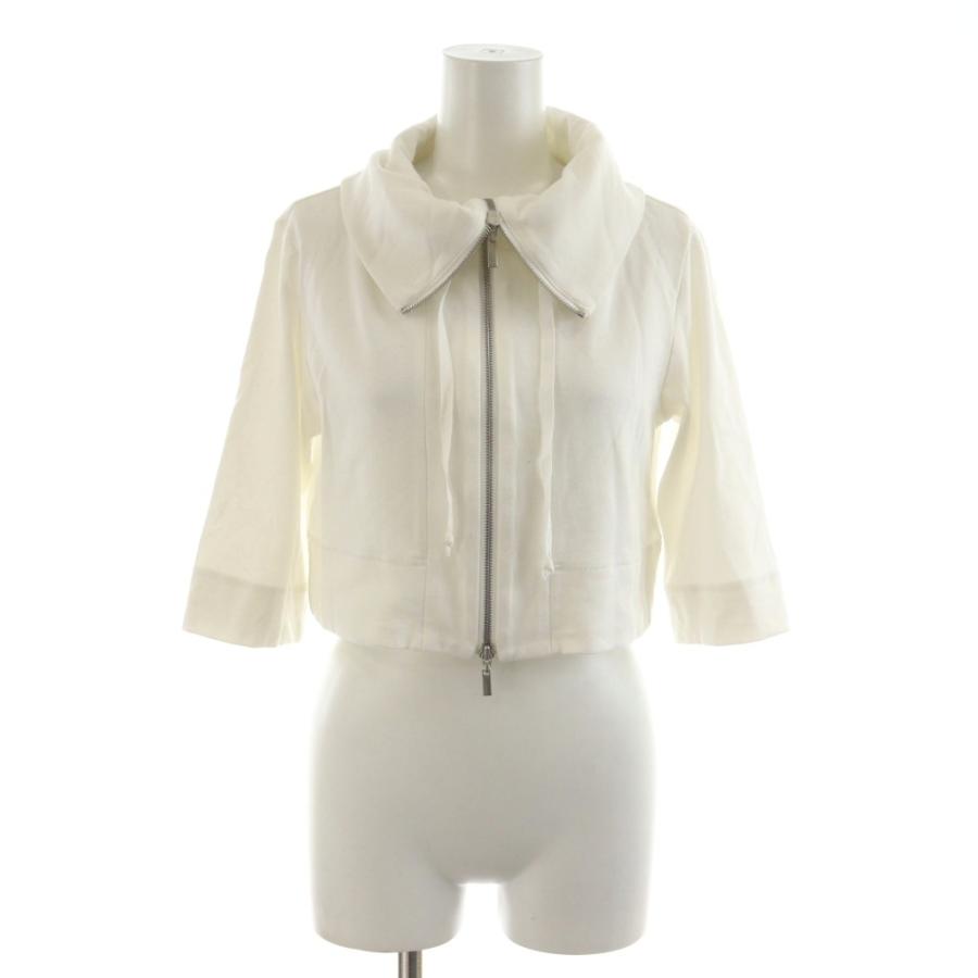 フォクシー ブティック FOXEY BOUTIQUE ジップアップジャケット 七分袖