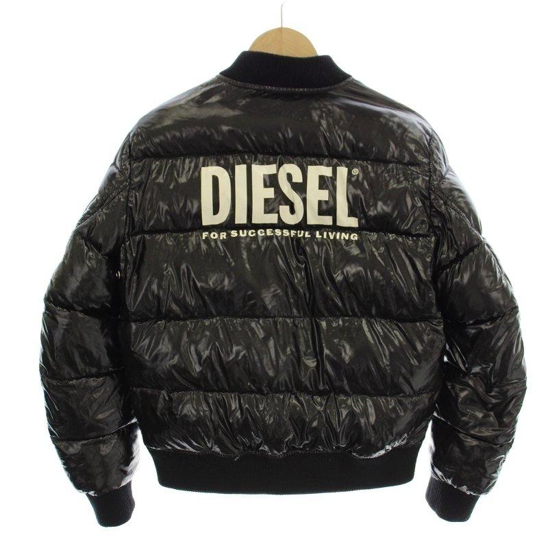 DIESEL（ディーゼル） キッズ 中綿ジャケット ブルゾン 10 黒 ブラック 