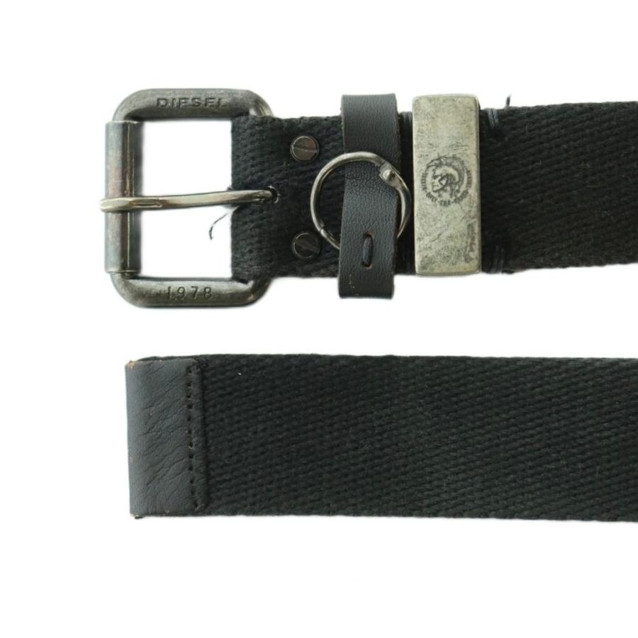 DIESEL（ディーゼル） ベルト スタッズ 黒 ブラック /MI メンズ