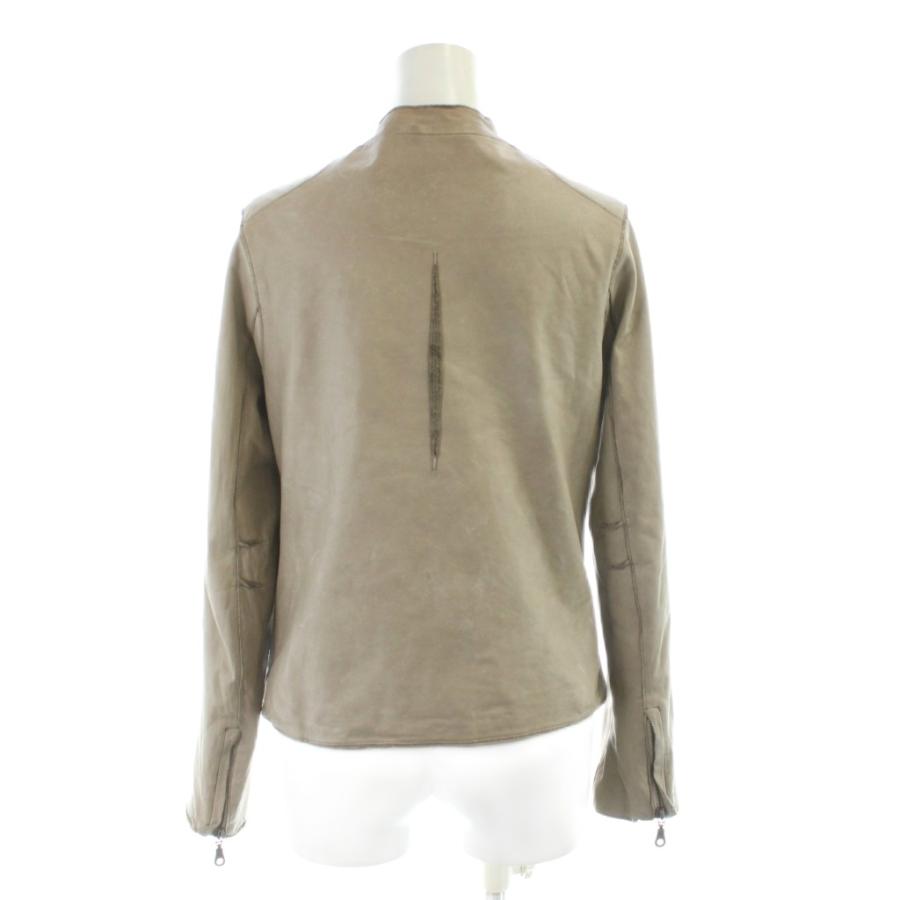 【再値下げ】sisii 革ジャン ベージュ シシ sisii レザージャケット XY ベージュ /AP レディース : ブランド