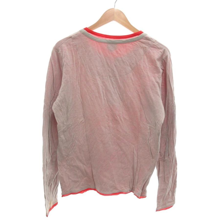 DIESEL（ディーゼル） ヘンリーネック Tシャツ ロンT 長袖 フェイク