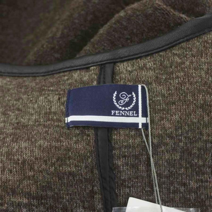 未使用品 フェンネル FENNEL ポンチョ ジャケット ニット ロング