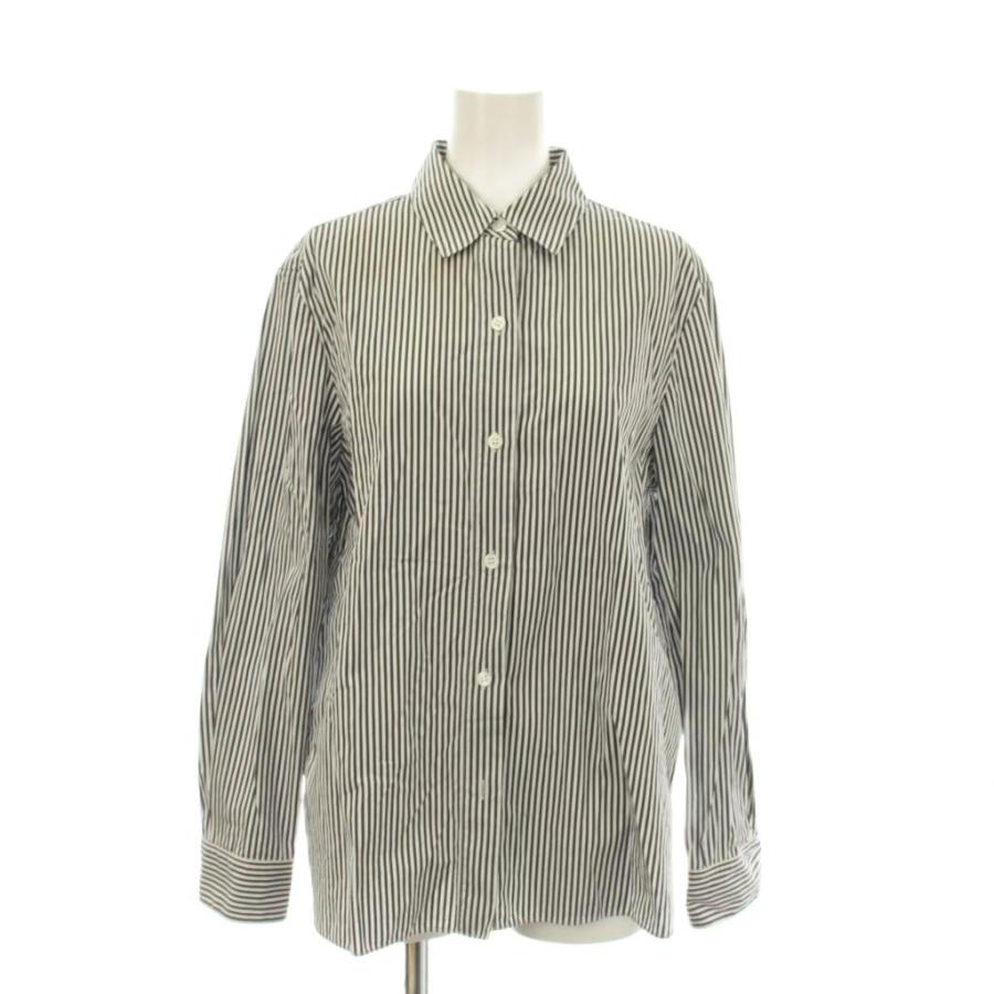 theory（セオリー） Theory 23AW シャツ ブラウス 長袖 S 白黒 