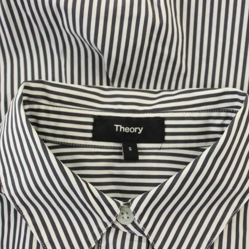 theory（セオリー） Theory 23AW シャツ ブラウス 長袖 S 白黒 