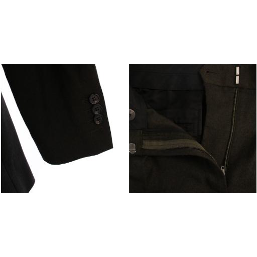 美品 セオリー セットアップ スーツ テーラードジャケット 1B L/M 仕事 極美品】セオリーリュクス パンツ スーツ セットアップ ネイビー