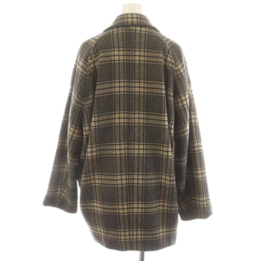 美品ジャーナルスタンダードのスーパービーバーテーラーコートMチェック柄ウール JOURNAL STANDARD（ジャーナルスタンダード） 23AW スーパー140