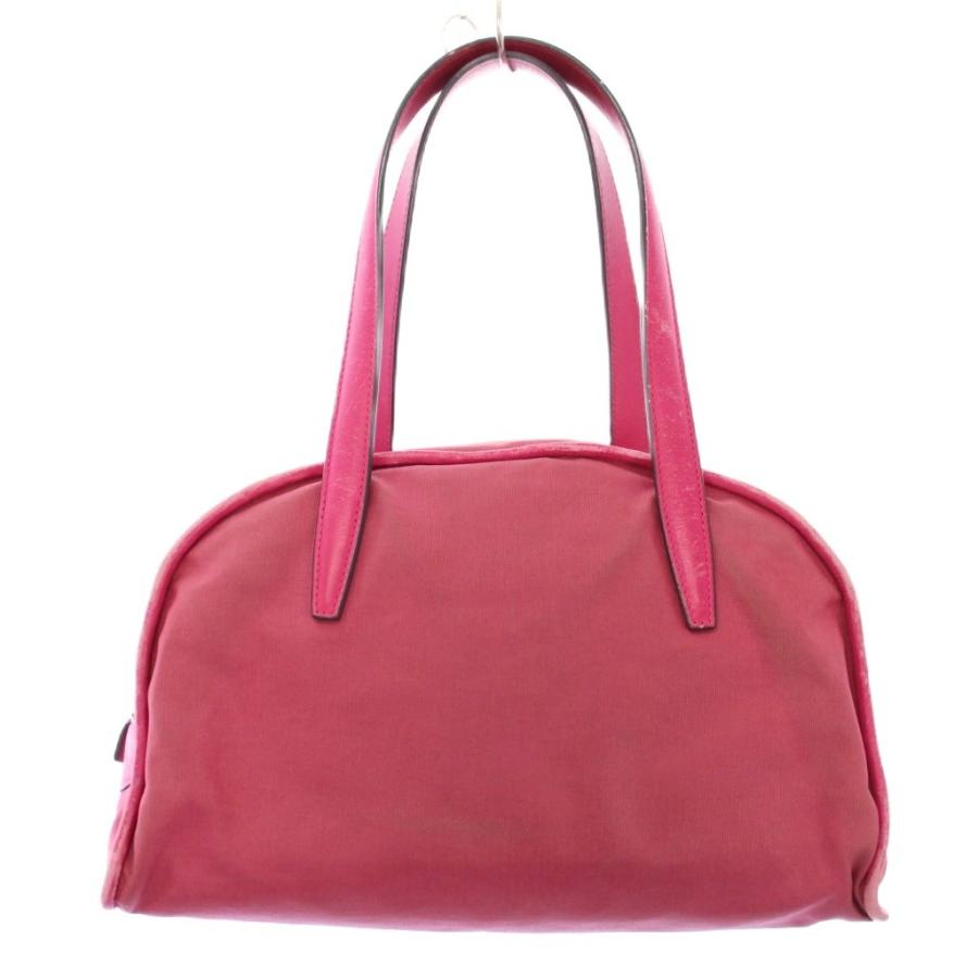 LOEWE（ロエベ） ハンドバッグ ナイロン レザー 南京錠 鍵 カギ ピンク