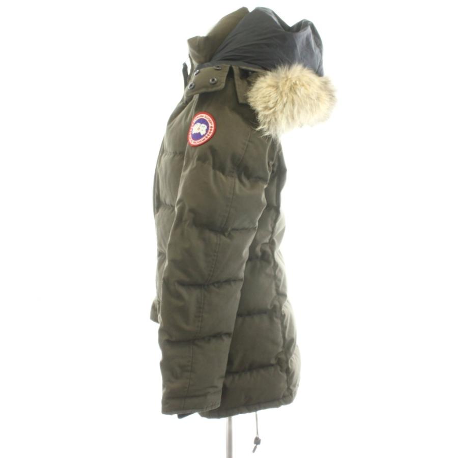 カナダグース CANADA GOOSE BELLEVILLE ダウンジャケット フード ロゴ
