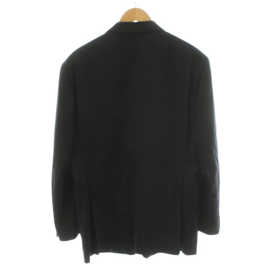 ダーバン DURBAN テーラードジャケット シングル ウール 黒 ブラック