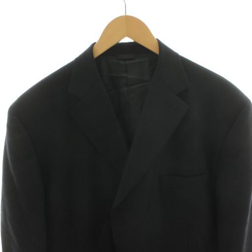 極美品　ダーバン　テーラードジャケット　麻100％　ブラック　アンコン　黒　LL 極美品 ダーバン テーラードジャケット 麻100％ ブラック アンコン 黒