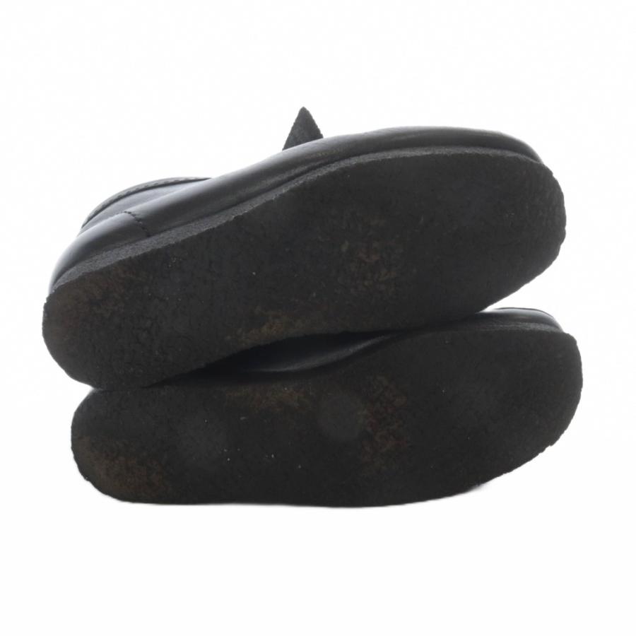 Clarks（クラークス） ワラビーブーツ レザー UK5 ブラック /YO15