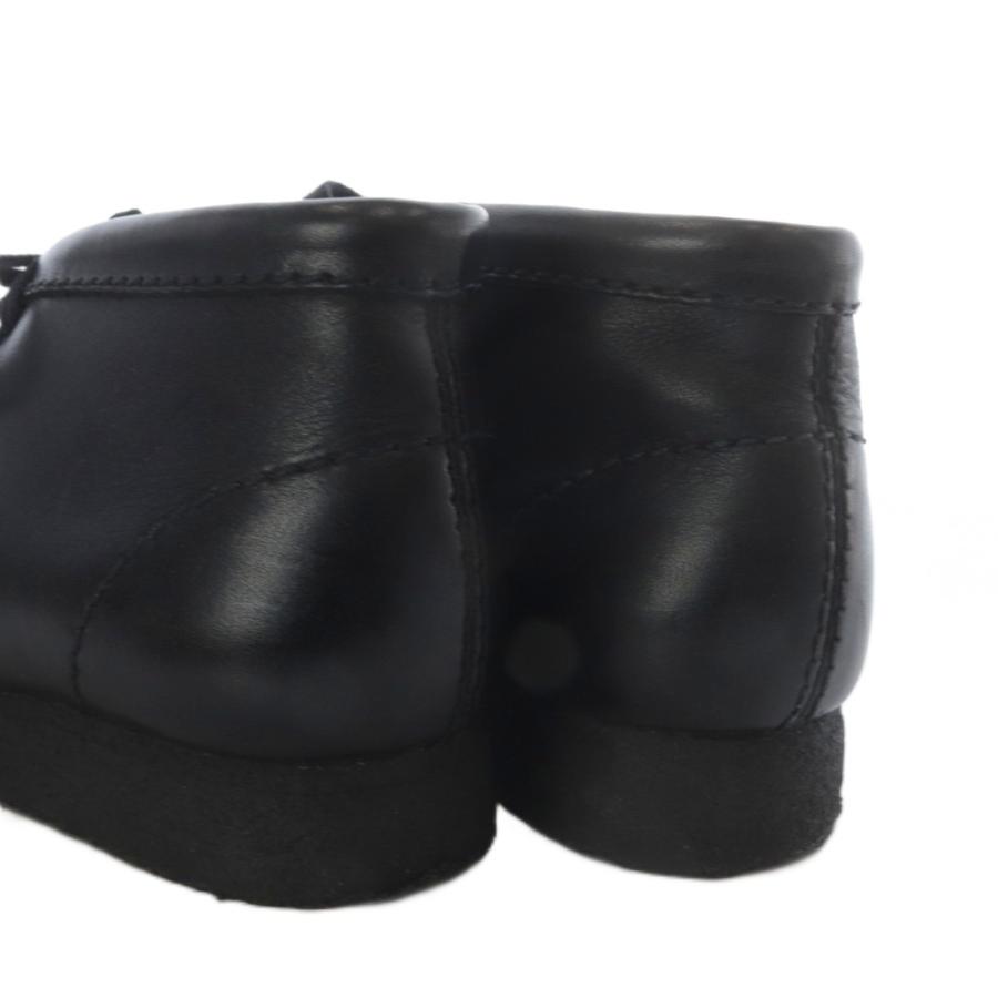 CLARKS ワラビー UK5.5 ブラック Clarks（クラークス） ワラビーブーツ レザー UK5 ブラック /YO15