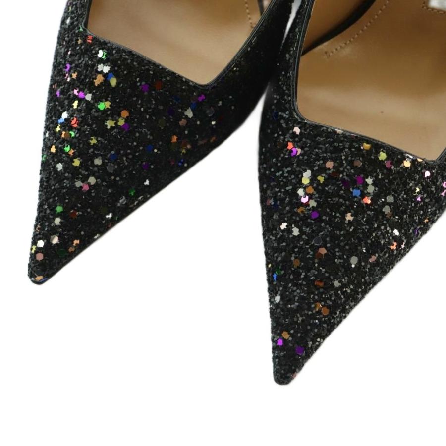 未使用品 ペリーコ PELLICO パンプス ポインテッドトゥ グリッター