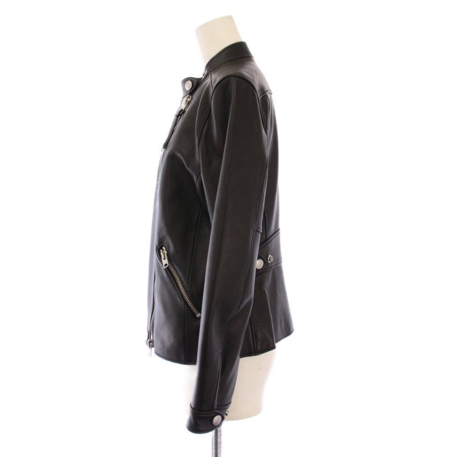 COACH ブラックレザーライダースジャケット S レディース COACH（コーチ） 【美品】COACH ライダースジャケット ラムレザー