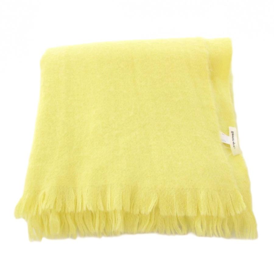 asauce meler アソースメレ アルパカ マフラー ストール イエロー ASAUCE MELER（アソースメレ） ASAUCE MELER Theory luxe マフラー