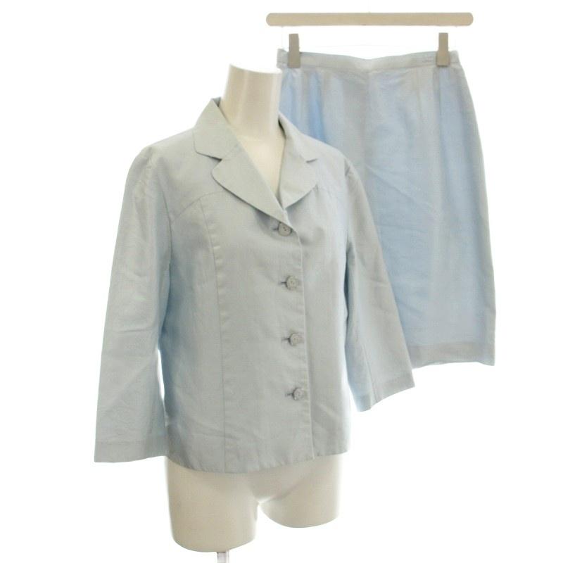 クレージュ courreges スーツ シルク セットアップ ジャケット 