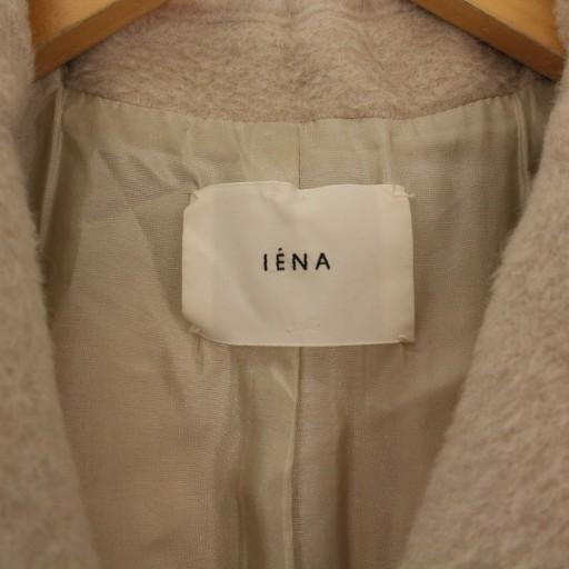 イエナ IENA アルパカシャギーオーバーサイズコート ロング ウエスト 