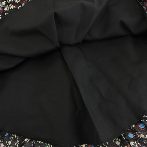 ANNA SUI（アナスイ） ワンピース ひざ丈 バンドカラー 半袖 フレンチ 