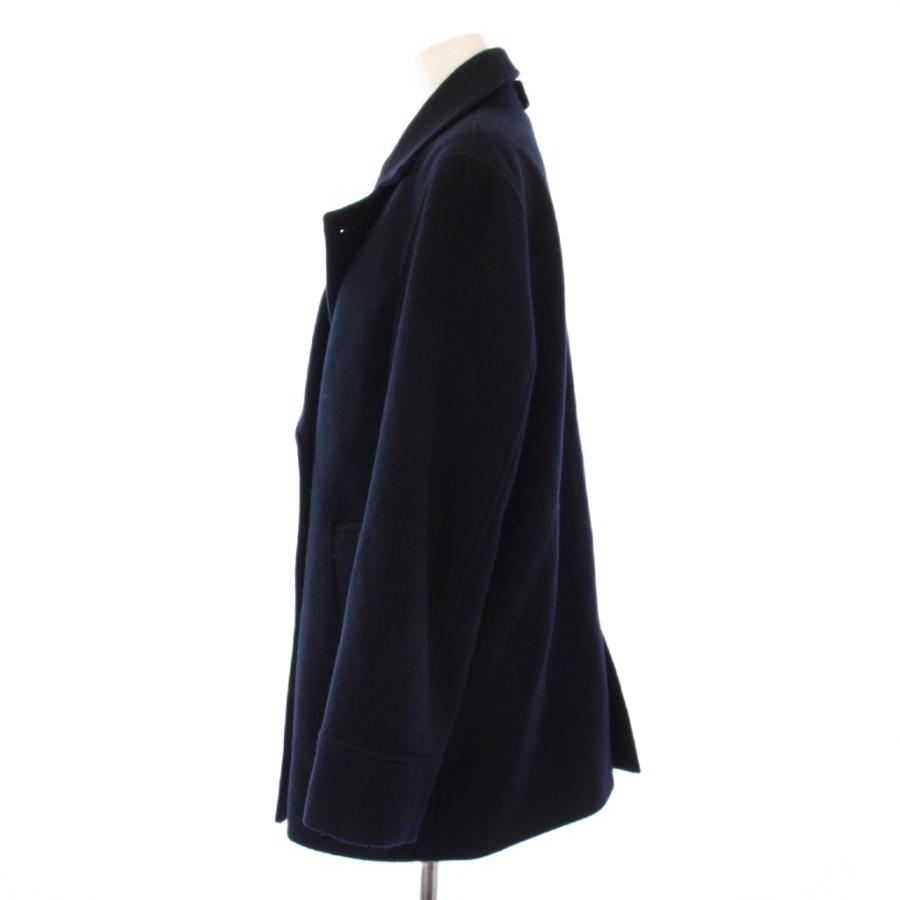 カシミヤ混✨ジェイプレス ピーコート キルティング ブラック Lサイズ ジェイプレス J.PRESS 24AW Jackal 140sソフトメルトン Pコート