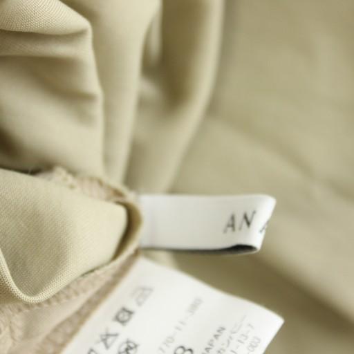 アナイ ANAYI 24SS ドライツイルポケットシャツワンピース ミモレ 