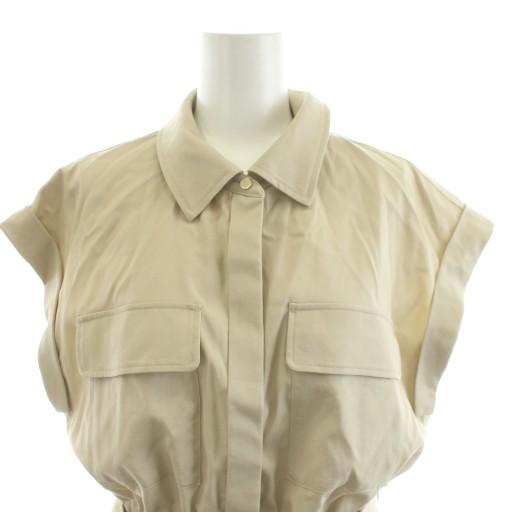 アナイ ANAYI 24SS ドライツイルポケットシャツワンピース ミモレ 