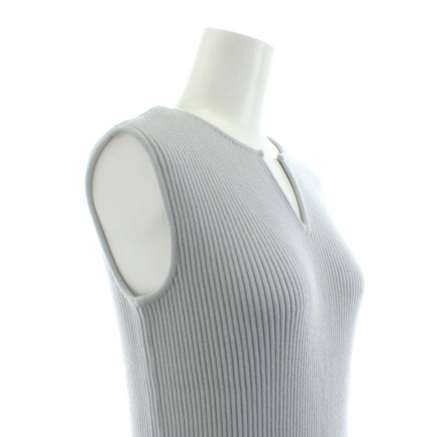 現行品★美品★FOXEYフォクシー 袖口に入ったスリットパールニットトップ 38 40296 Knit Top 