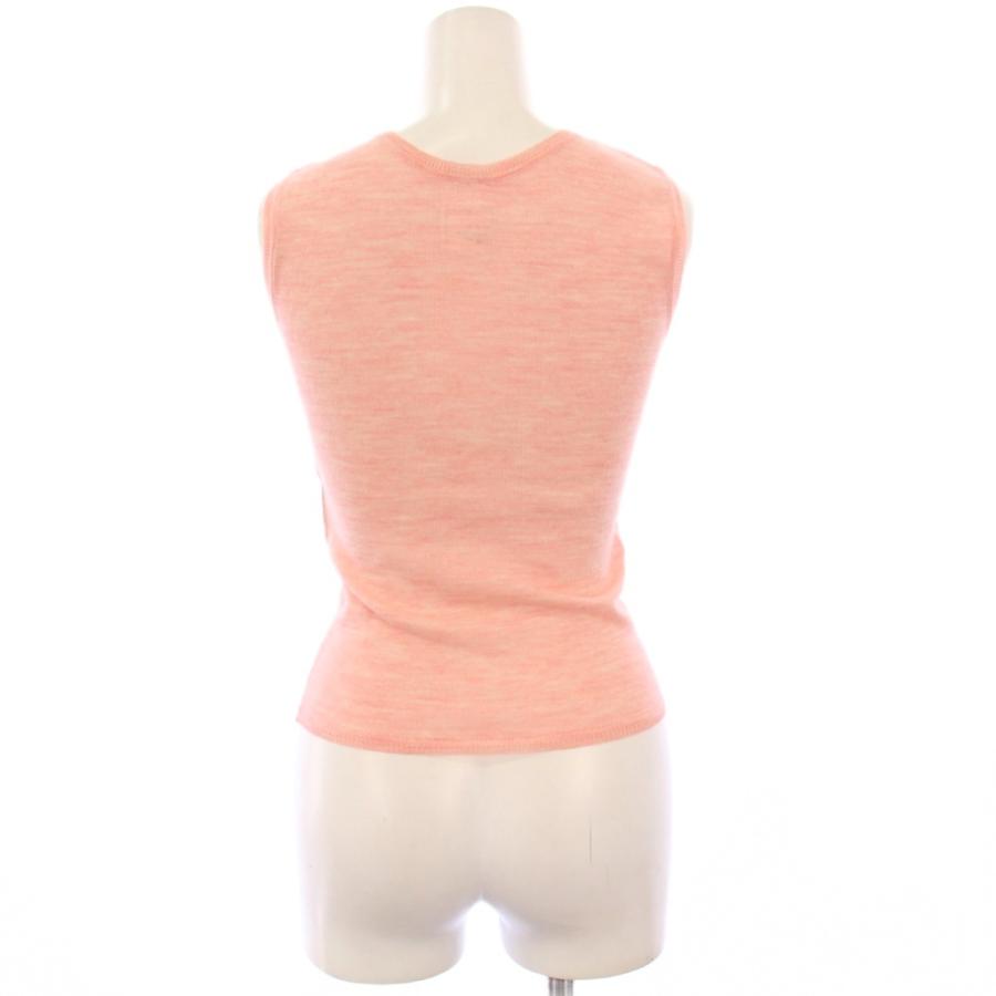 CHANEL パンチングノースリーブニット 38 CHANEL パンチングノースリーブニット 38 CHANEL パンチング