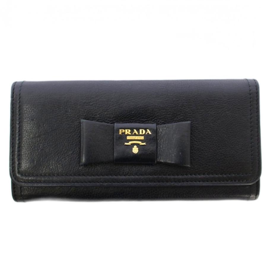 PRADA（プラダ） 長財布 ロングウォレット 二つ折り サフィアーノ