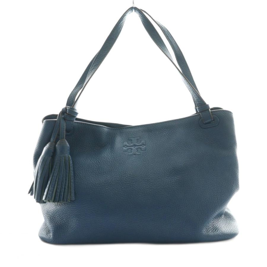 トリバーチ ライトブルー レザー 2wayバッグ ❤️美品❤️年明けお