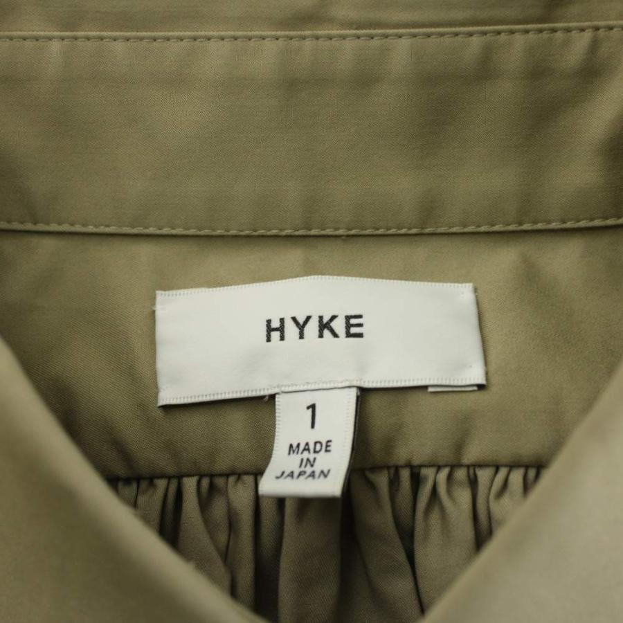 ハイク HYKE パワーショルダーシャツ T/C POWER SHOULDER SHIRT