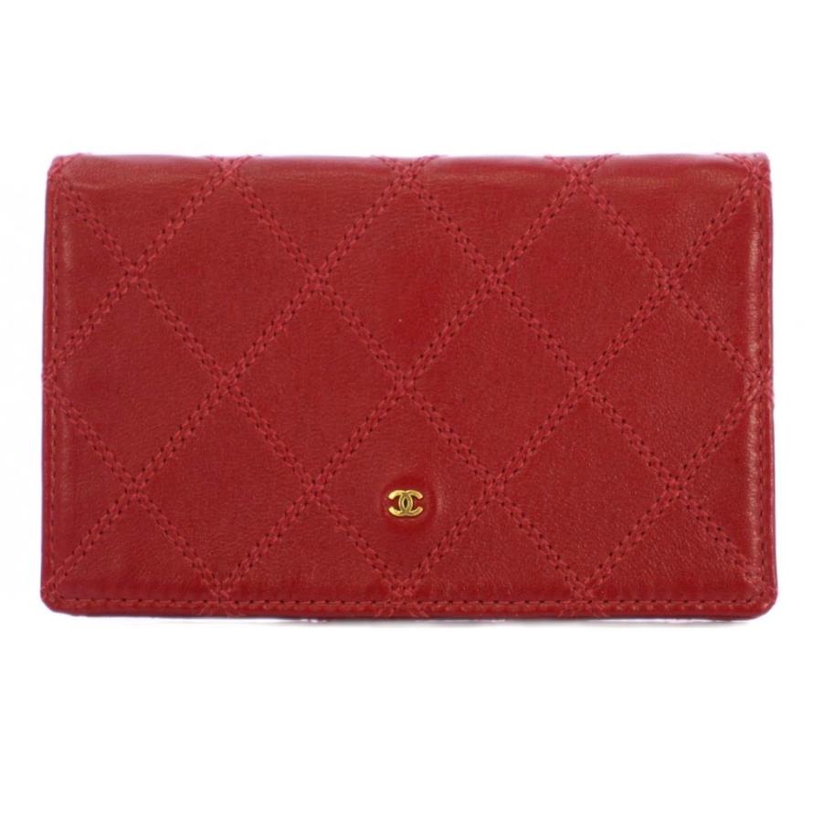 CHANEL（シャネル） レザー マトラッセ 小銭入れ コインケース 財布