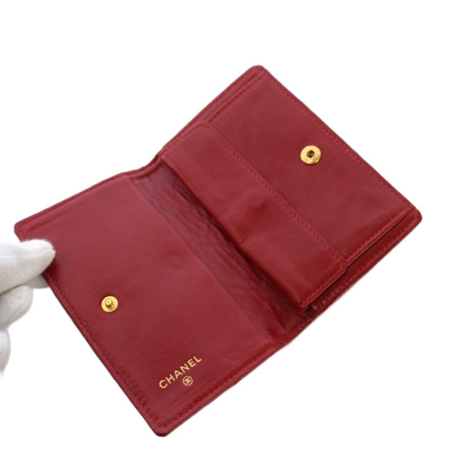 CHANEL（シャネル） レザー マトラッセ 小銭入れ コインケース 財布