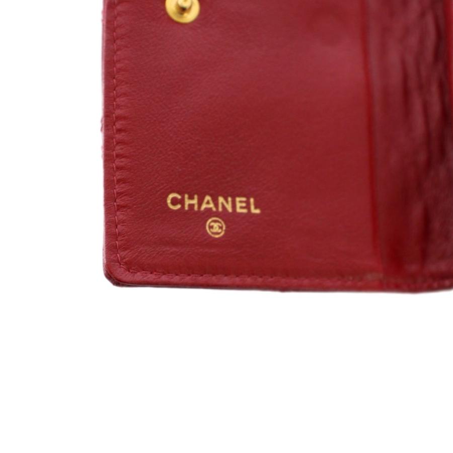 CHANEL（シャネル） レザー マトラッセ 小銭入れ コインケース 財布
