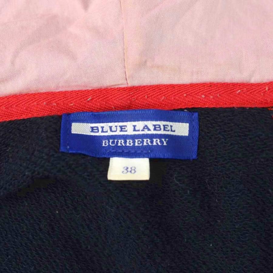 美品！Burberryブルーレーベル・パーカー　サイズ38 BURBERRY BLUE LABEL（バーバリーブルーレーベル） パーカー 38 紺