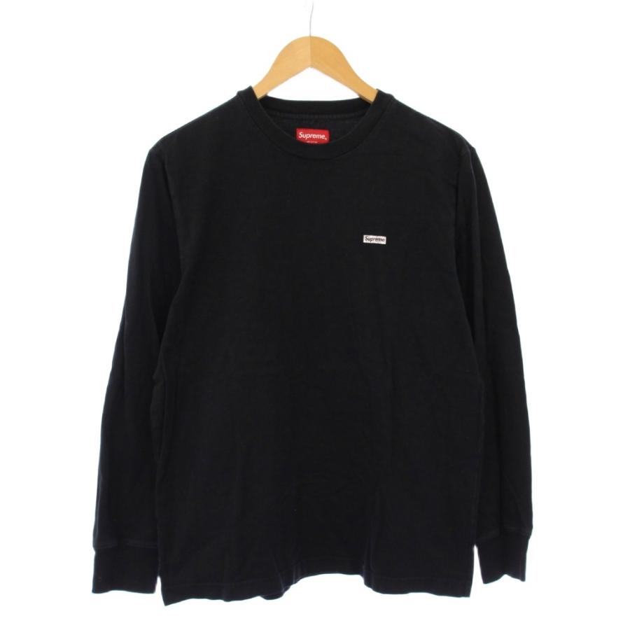 Supreme スモールボックス黒 長袖Tシャツ Supreme（シュプリーム） 大きいサイズ メンズ Small Box L/S Tee