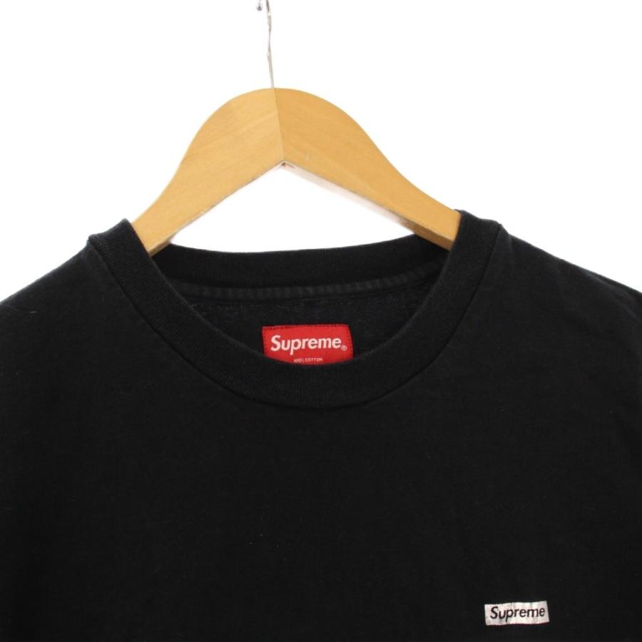 Supreme スモールボックス黒 長袖Tシャツ Supreme（シュプリーム） 大きいサイズ メンズ Small Box L/S Tee
