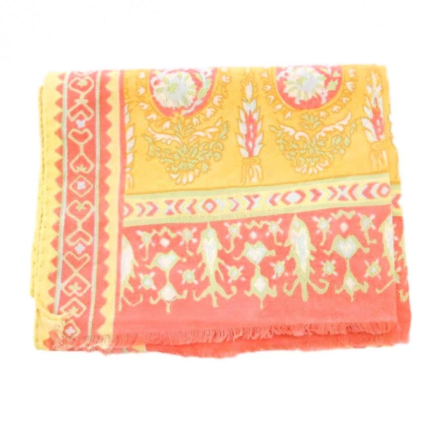 ETRO（エトロ） ストール フリンジ ペイズリー柄 ウール シルク混 総柄