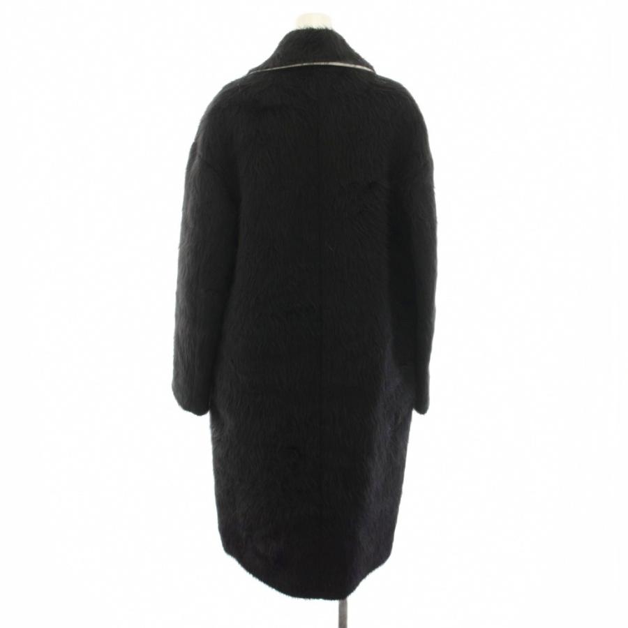 ヌメロヴェントューノ　アウター　36 ヌメロヴェントゥーノ N°21 シャギーコート アウター ミドル 36 黒