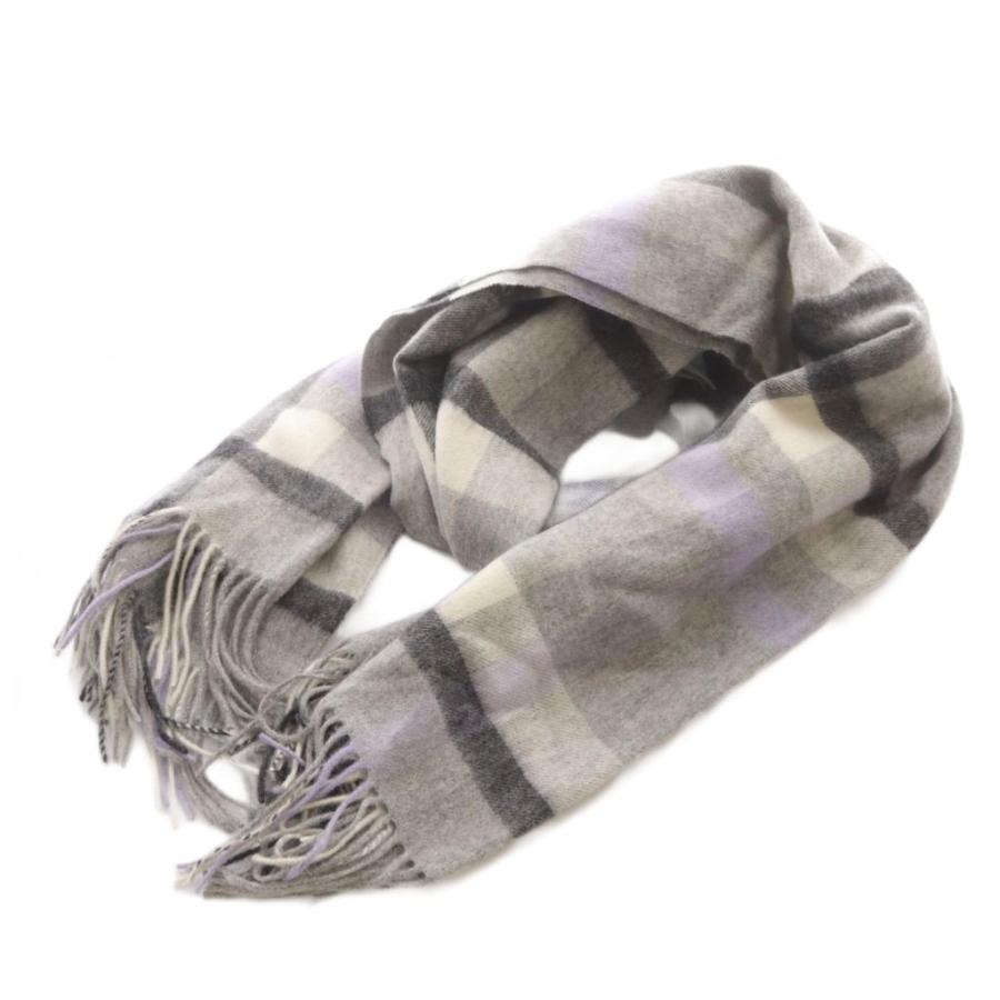 ツイードミル TWEEDMILL ストール チェック柄 グレー /SR レディース