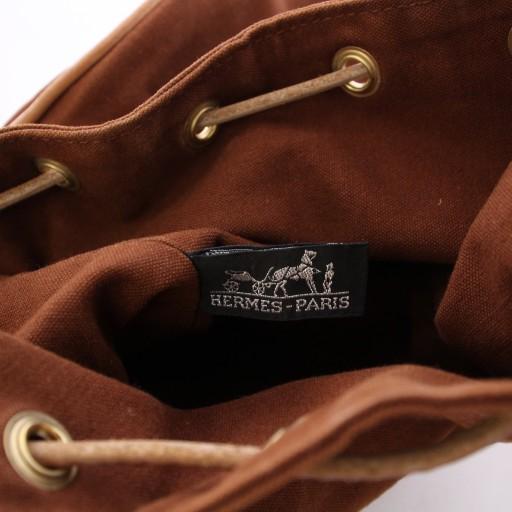 エルメス HERMES ポロションミミルPM ショルダーバッグ 巾着バッグ キャンバス Hロゴ ワンポイント 茶 ブラウン /BB ■OH レディース 中古・古着通販】HERMES (エルメス) ポロションミミル ブラウン サイズ:- □｜ブランド・古着通販 トレファク公式【TREFAC  FASHION】スマホサイト