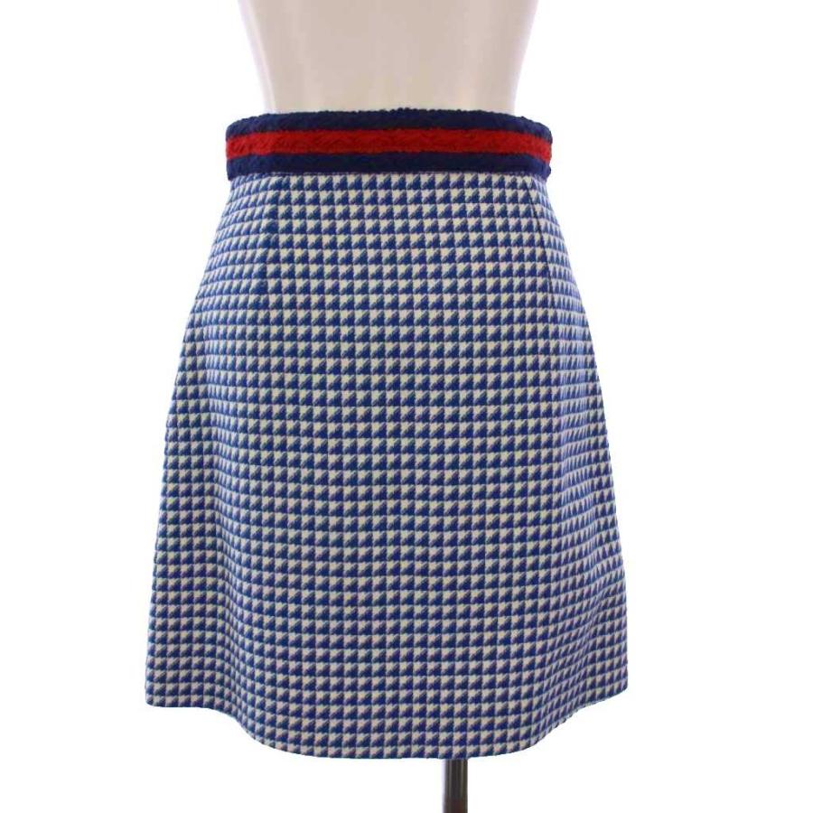 GUCCI（グッチ） スーツ ノーカラージャケット タイトスカート 千鳥格