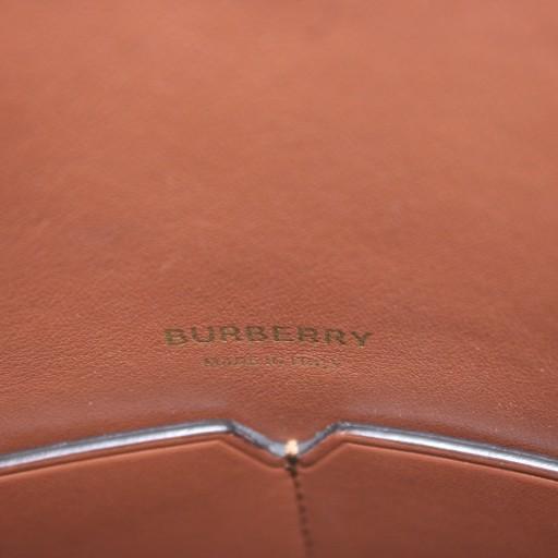バーバリー BURBERRY ハンドバッグ ショルダーバッグ トートバッグ ロゴ キャンバス レザー アイボリー 黒 ブラック 茶 ブラウン /AN3_2