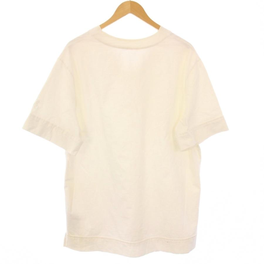 ジルサンダー JIL SANDER Tシャツ カットソー 半袖 Vネック S 白