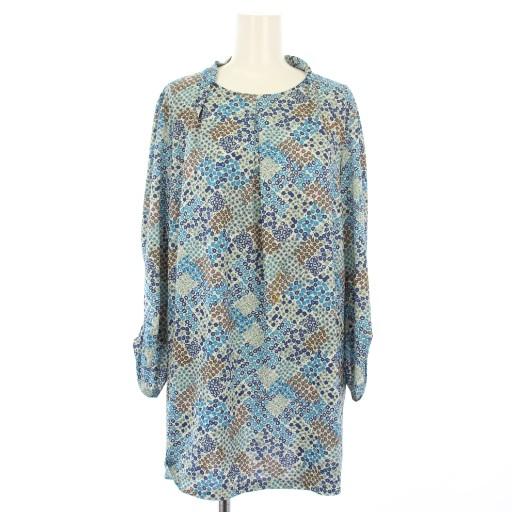 レリアン　リバティプリント　サイズ13＋　花柄五分袖チュニック レリアン リバティプリント サイズ13＋ 花柄五分袖チュニック レリアン