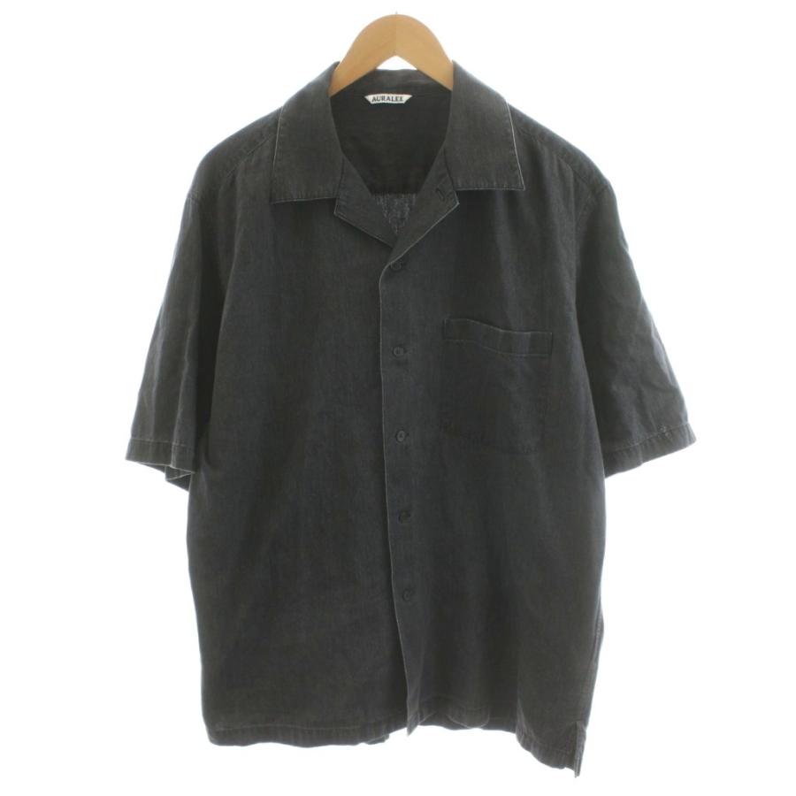 オーラリー AURALEE 24SS SELVEDGE SUPER LIGHT DENIM HALF SLEEVED