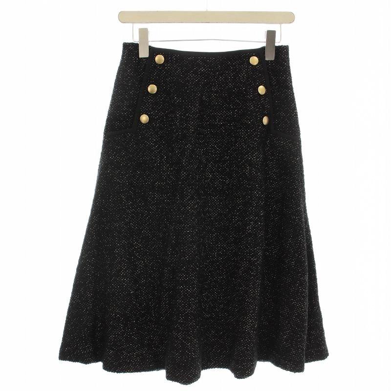 再々値下げ　エポカ　スカート　40 新品未使用 未使用品 エポカ EPOCA ツイード スカート ひざ丈 フレアスカート 38