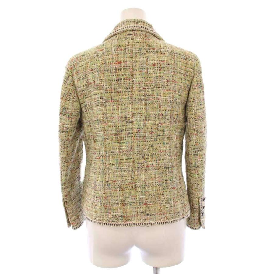 ETRO 多色 ツイード テーラードジャケット 新品未使用♡ ETRO（エトロ） ツイードスーツ テーラードジャケット ひざ丈スカート