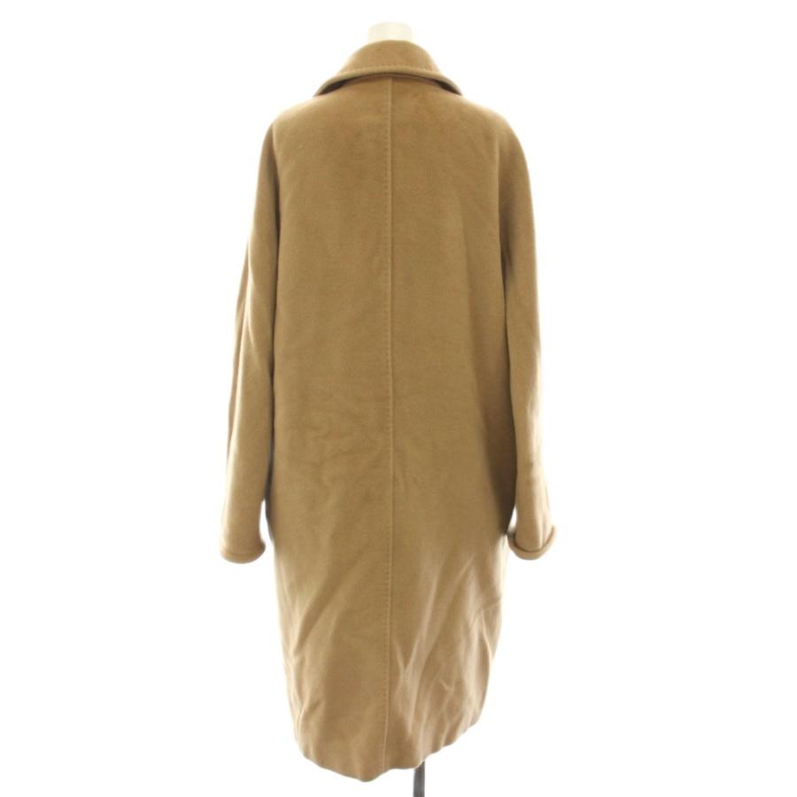 マックスマーラ MAX MARA チェスターコート ダブルブレストンコート アウター ウール カシミヤ混 40 茶 ブラウン /YT レディース_2